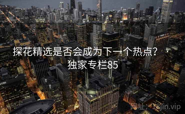 探花精选是否会成为下一个热点? · 独家专栏85 探花精选是否会成为下一个热点? · 独家专栏85