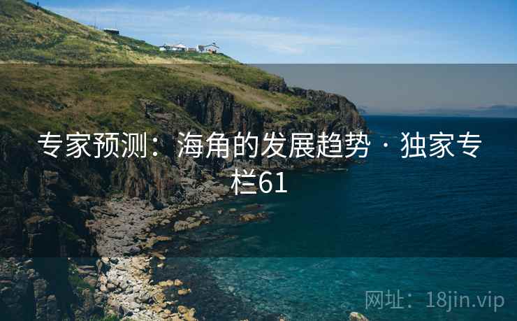 专家预测:海角的发展趋势 · 独家专栏61 专家预测:海角的发展趋势 · 独家专栏61