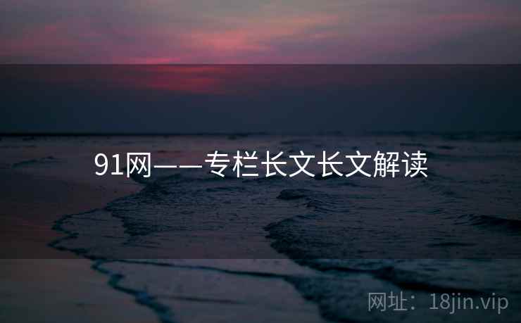 91网——专栏长文长文解读 91网——专栏长文长文解读